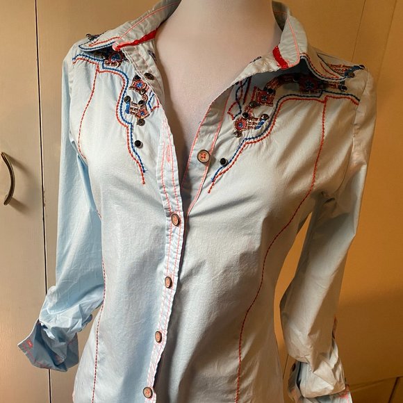Roar Clothing Tops - ROAR Amercian Summer II  Western Shirt